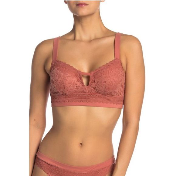 Free People Other - NEW Free People Annabelle Bralette Coral Rose